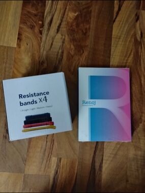 Resistance Bands X4 Set with Colorful Bands